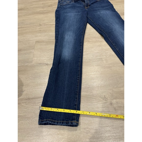 Old Navy Womens Original Straight Mid-Rise Jeans Dark Wash Size 8 - Picture 3 of 7